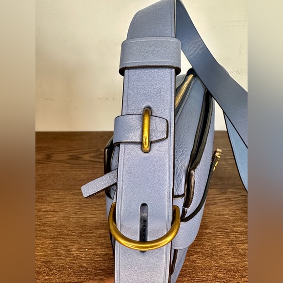 Tory Burch Gemini Link Camera Bag Blue - Picture 10 of 11